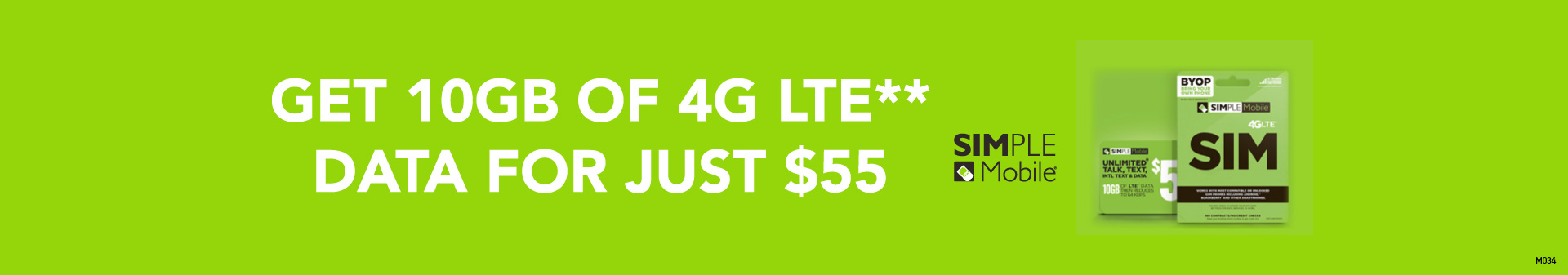 10 GB 4G LTE for $55